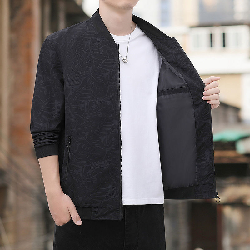 ภาพขนาดย่อ: Autumn Men's Bomber Jackets Fashion Men Lightweight Sports Pilot Coats Men Outd