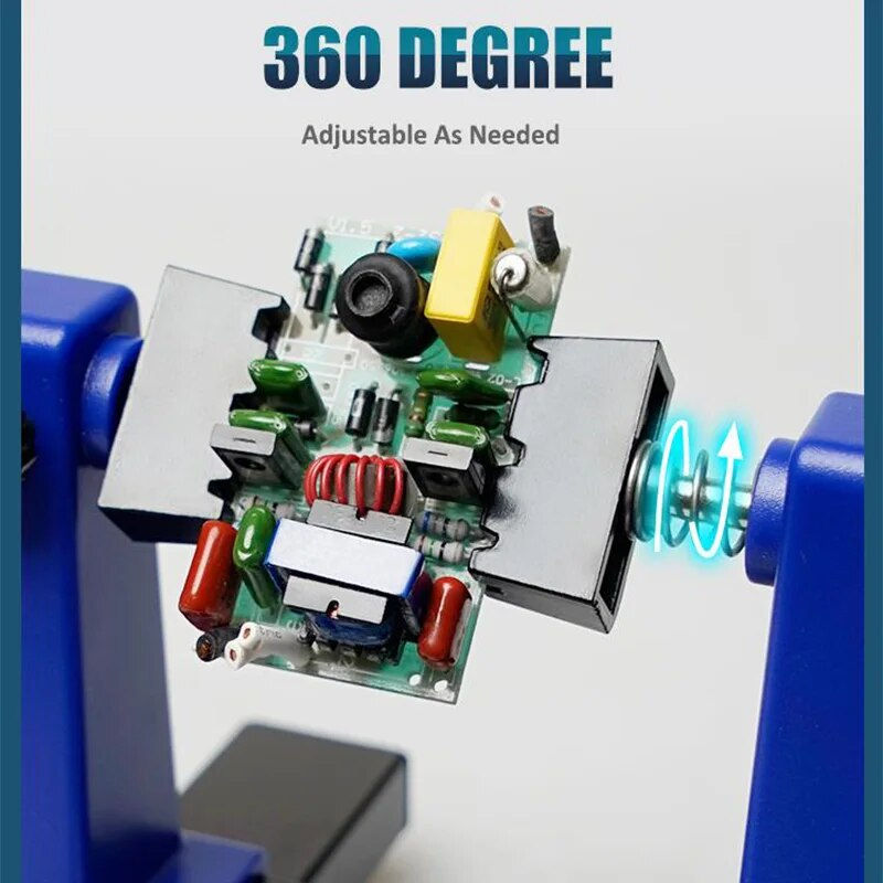 縮圖：Pro'skit 0-200mm Adjustable PCB Holder 360 ° Rotation Printed Circuit Board Jig