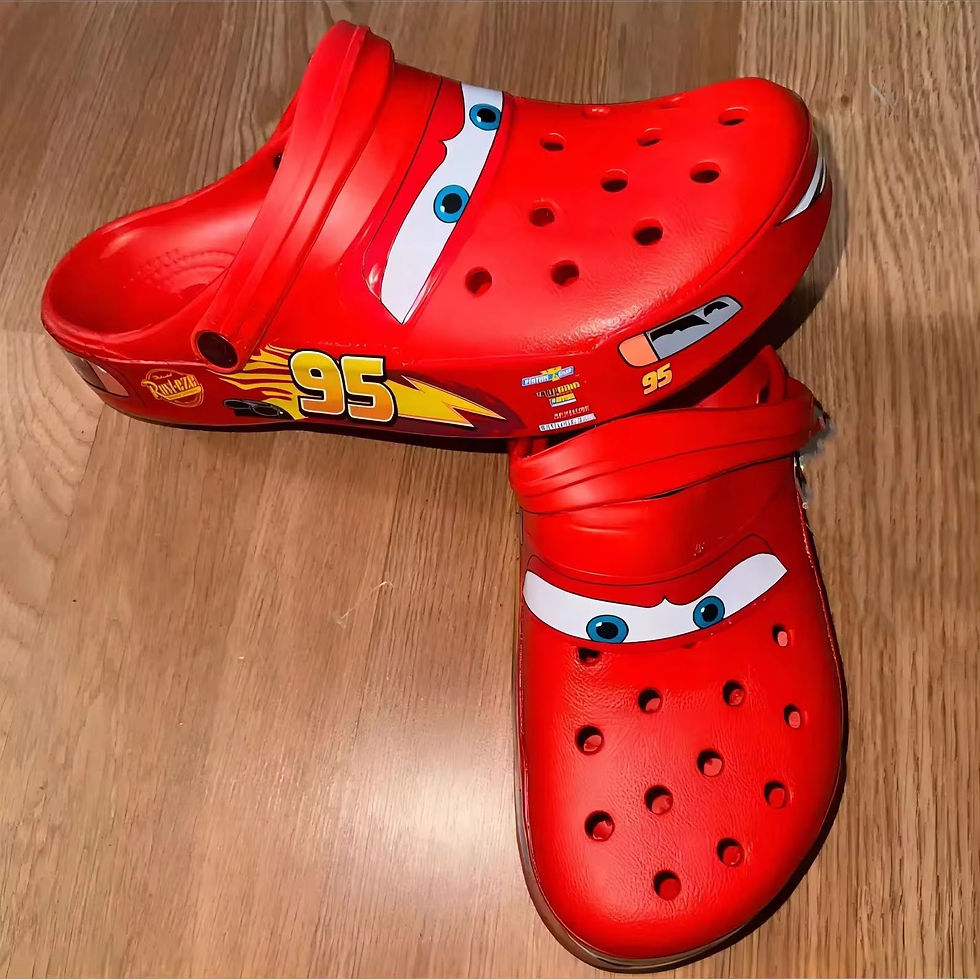 Thumbnail: Disney-zapatillas impermeables de dibujos animados Mcqueen Pixar, zapatos de pl