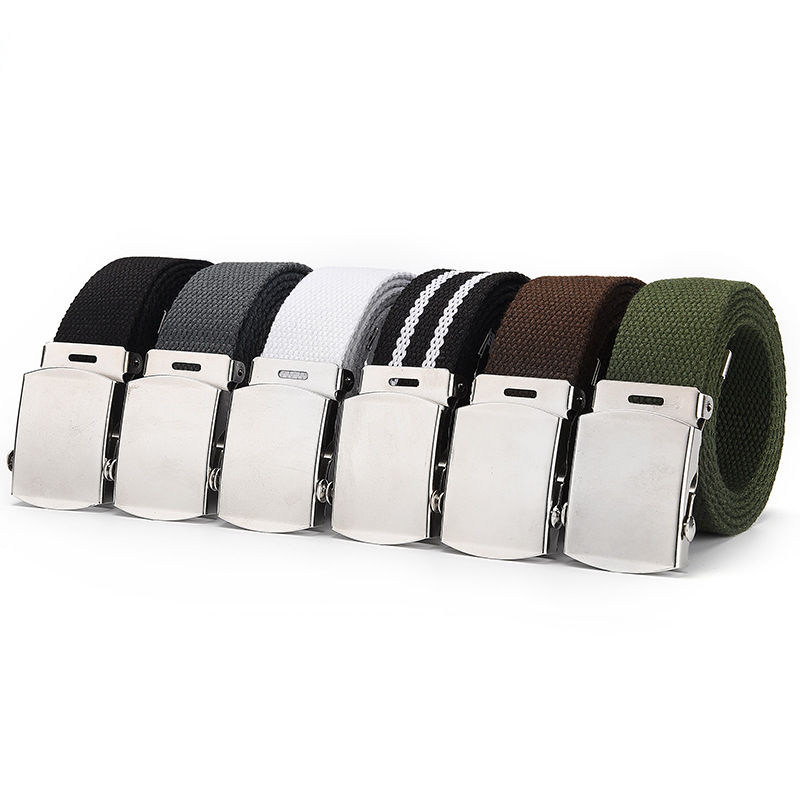 Thumbnail: New Fashion Unisex Army Tactical Waist Belt Jeans Male Casual  Men Women Belt C