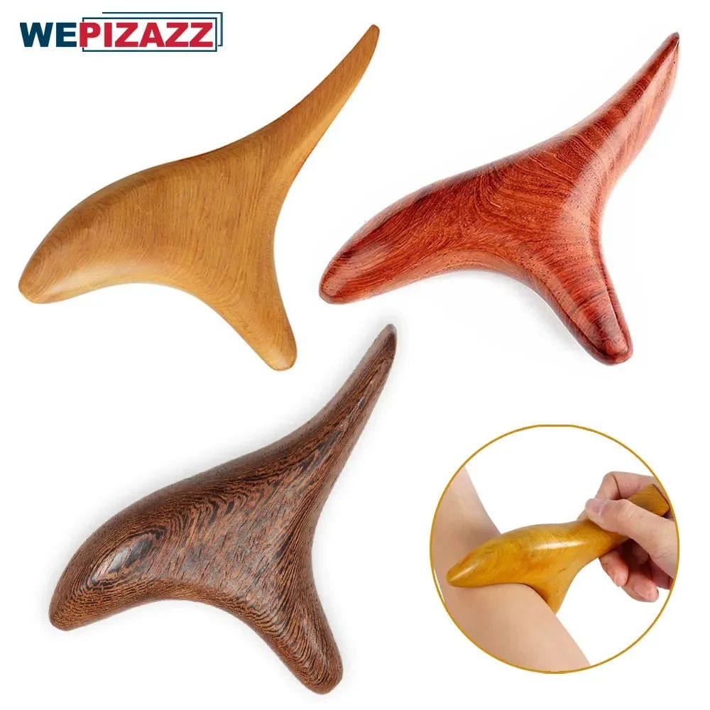 Wood Trigger Point Massage Gua Sha Tools,Professional Lymphatic Drainage Tools,