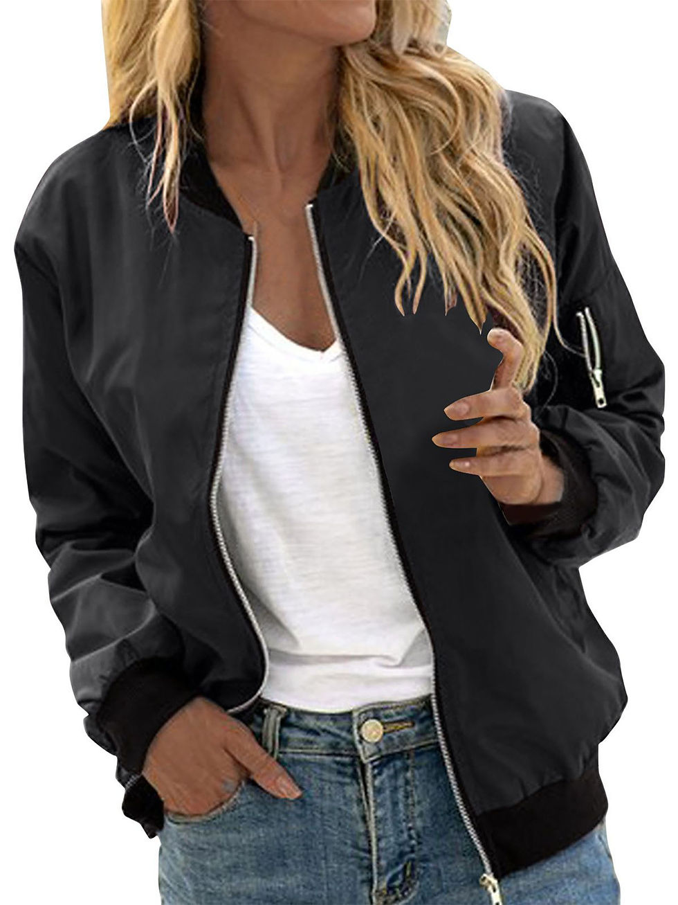 Thumbnail: European and American casual outerwear women's 2024 spring new product solid co