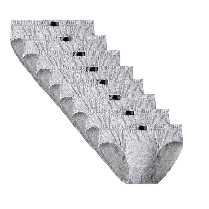 Thumbnail: 8Pcs  Fashion Men's Panties Mens Cotton Underwear Men Briefsr Bikini Pant Men C