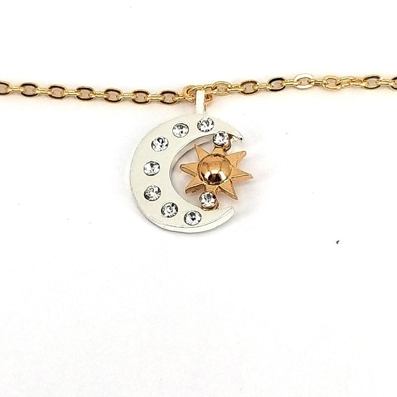Miniatura: hzew new Pair Of Celestial gold Sun And silver color Moon bracelet Best Friends
