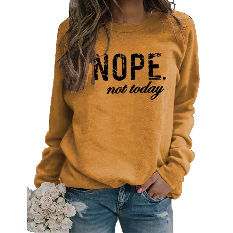 Thumbnail: New simple cotton women's pullover casual loose sports round neck long-sleeved