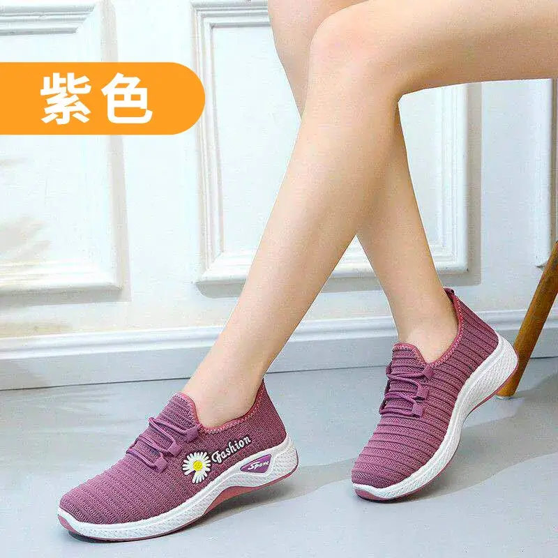 Miniatura: Adult sneakers, women's light running shoes, net shoes, comfortable soft soled 