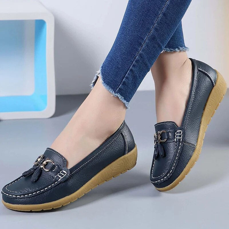 Thumbnail: Women Shoes Slip On Loafers For Ballet Flats Women Moccasins Casual Sneakers Za