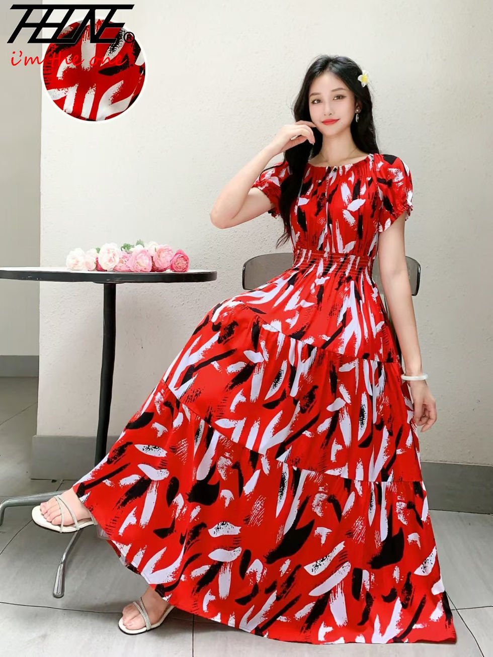 Thumbnail: New Summer Indian Dress Women 2024 Clothes Vestidos Para Mujer Boho Long Vintag