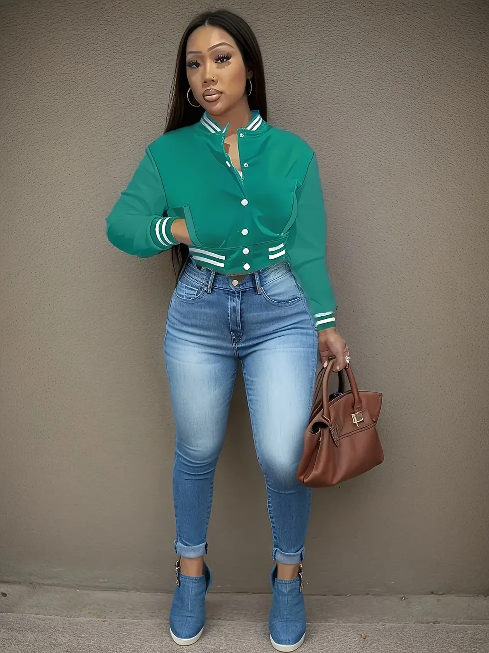 Thumbnail: Spring and Autumn European and N Women's Pure Color Jacket Single-breasted Base