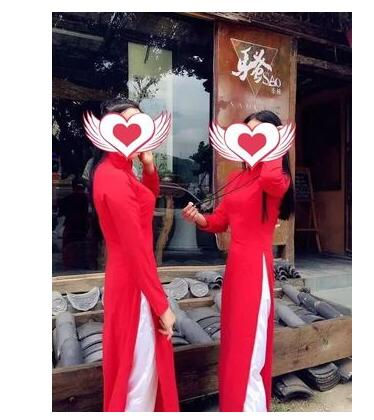 Thumbnail: Vietnam Ao Dai Women Chiffon Dress Spring Cheongsam Long