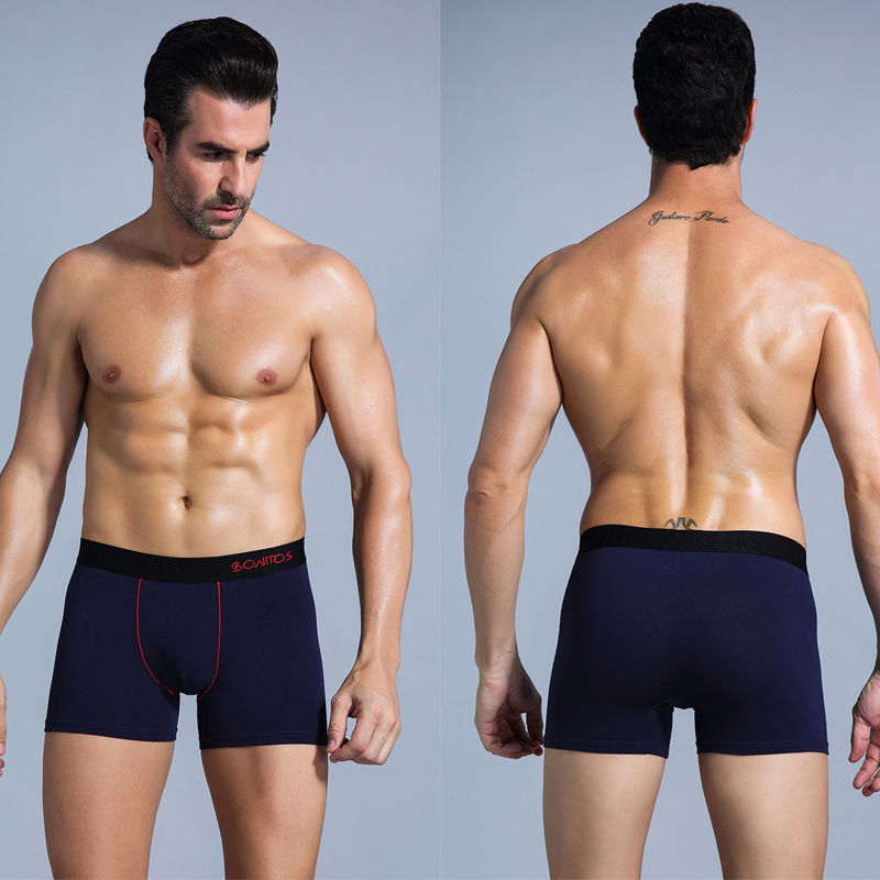 Thumbnail: 5Pcs Men's Panties Cotton Boxer Sexy Man Boxers Underwear Shorts Lots Male Boxe