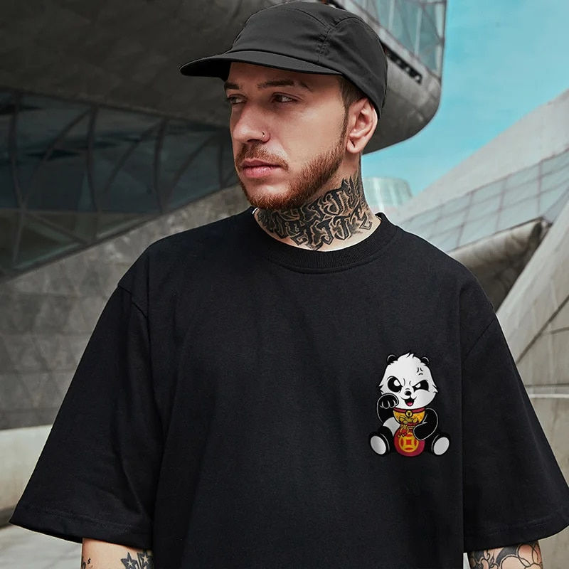 Miniatura: Men's Casual T-shirt Oversized Graphic T Shirts Loose Zodiac Pure Cotton Y2k To