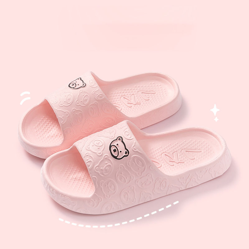Thumbnail: Fashion Summer Couple Non-slip Flat Slides Lithe Thin Seabeach Sandals Men Wome