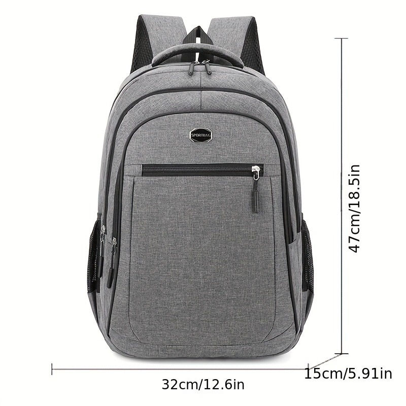 Miniatura: Large Capacity Backpack, Men's And Women's Student Computer BagMulti Pocket Wat