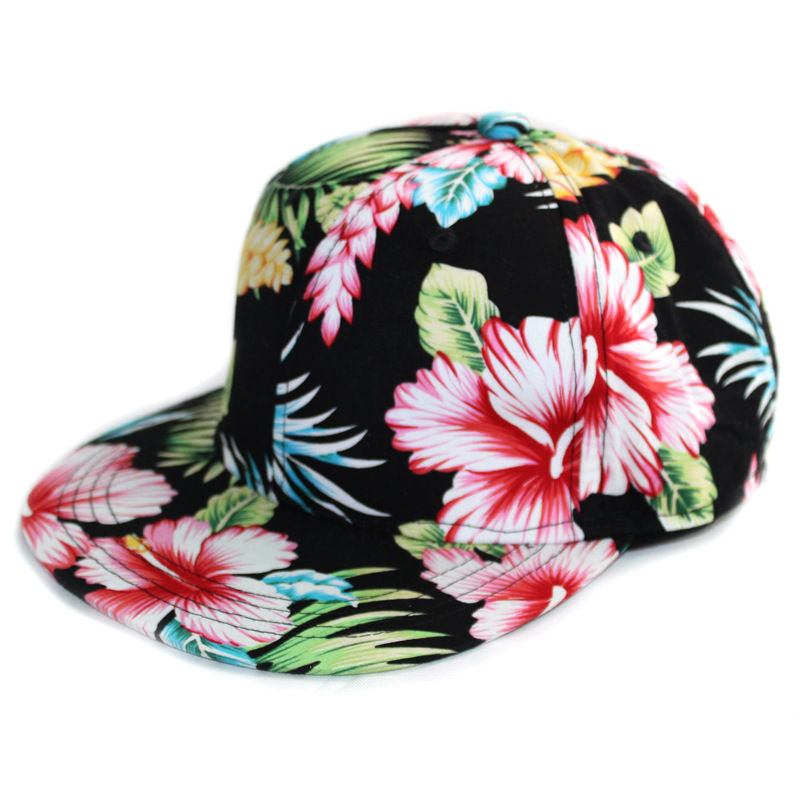 Thumbnail: Women's Beach Style Hip Hop Hat Flat Brim