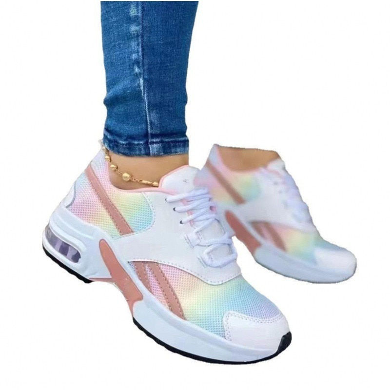 Thumbnail: Sneakers 2024 New Fashion Wedge Platform Plus Size Casual Sports Shoes Women La