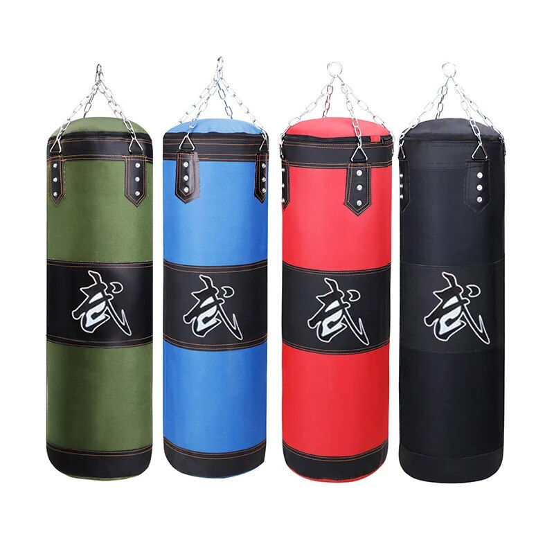 Miniatura: Punch Sandbag Durable Hanging Hollow Sandbag Boxing Heavy Punch Bag With Metal 