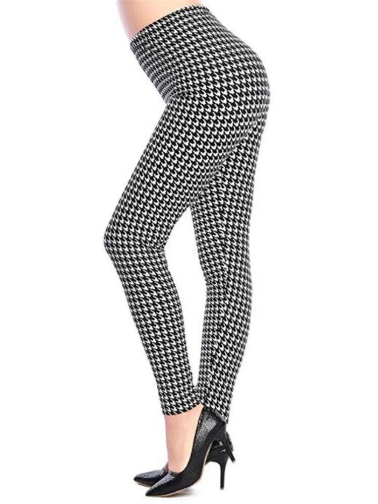 ภาพขนาดย่อ: YSDNCHI Fashion Women Leggings Slim High Waist Elasticity Leggings Leopard Prin