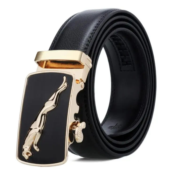 Thumbnail: New Famous Brand Belt New Male Designer Automatic Buckle Leather Men Belt 3.5cm
