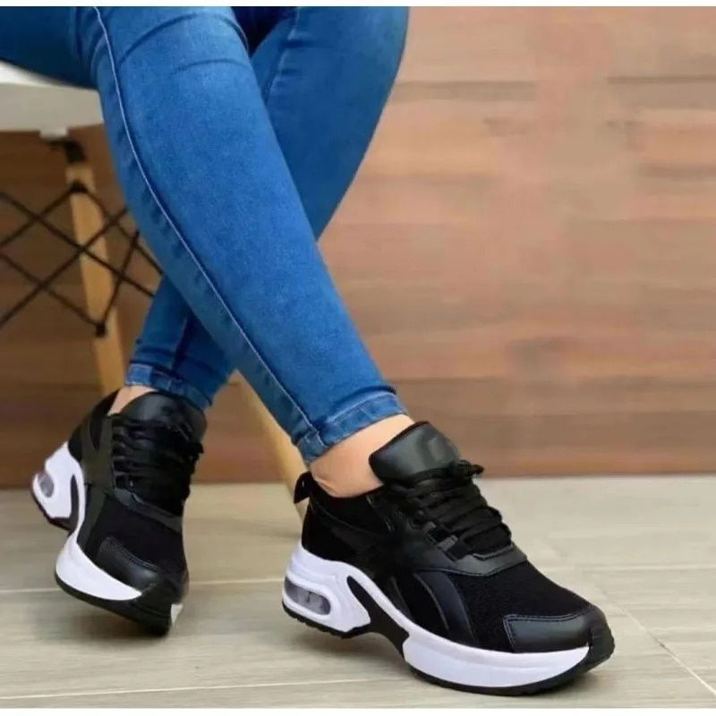 Thumbnail: Sneakers 2024 New Fashion Wedge Platform Plus Size Casual Sports Shoes Women La
