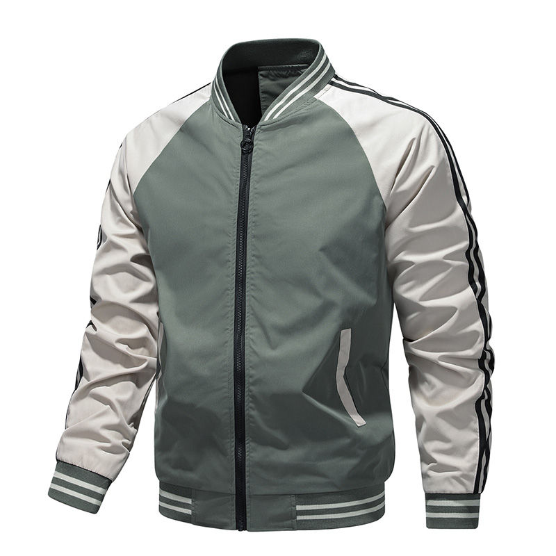 ภาพขนาดย่อ: 2024 New Spring and Autumn Pilot Jacket Men's Floral Fashion Slim Men's Casual 