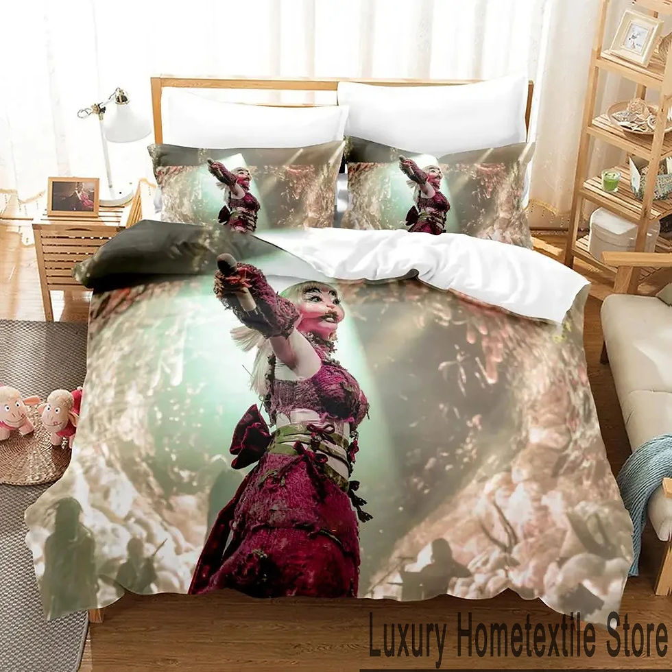 Miniatura: 3D Print Portals Melanie Martinez album Bedding Set Double Twin King Duvet Cove