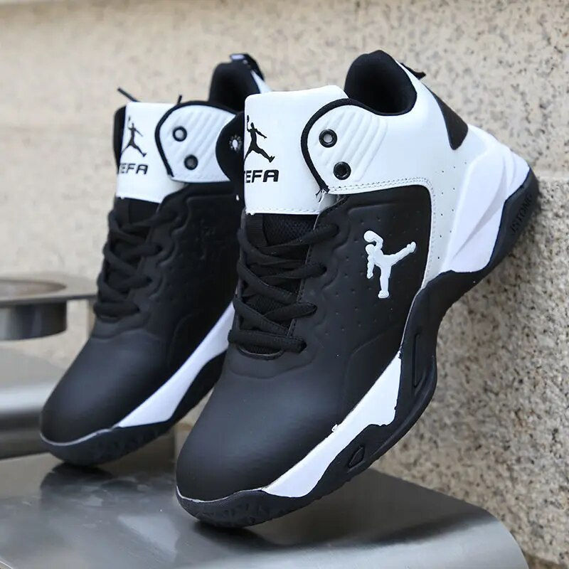Miniaturebillede: New Basketball Shoes for Men Breathable Cushioning Non-Slip Outdoor Sports Shoe