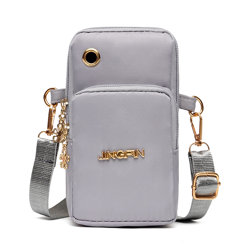 Thumbnail: New Arrival Crossbody Phone Purse Bags For Women Solid Color Waterproof Nylon S