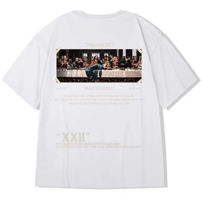 Miniatura: ZAZOMDE Harajuku Oversized T-shirt Men Summer Cool Unisex Tops Hip Hop Funny Pr