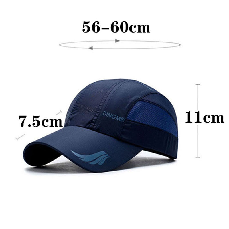 ภาพขนาดย่อ: 2024 Summer Brand For Men Sports Running Sweat Baseball Cap Male Canada Golf Qu