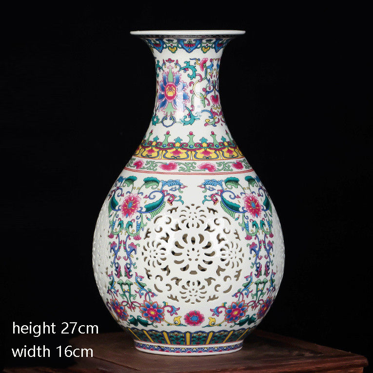 ภาพขนาดย่อ: Luxury Chinese-style Palace Restoring Ancient Ways Jingdezhen Pierced White Cer