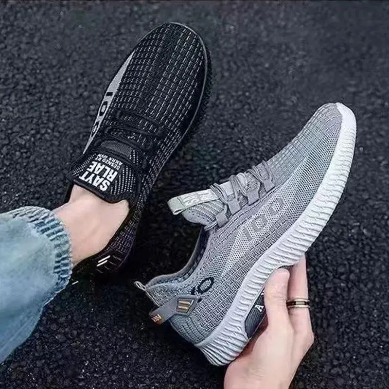 Thumbnail: Summer New Men's Shoes Casual Shoes Men's Breathable Mesh Sports Shoes Comforta