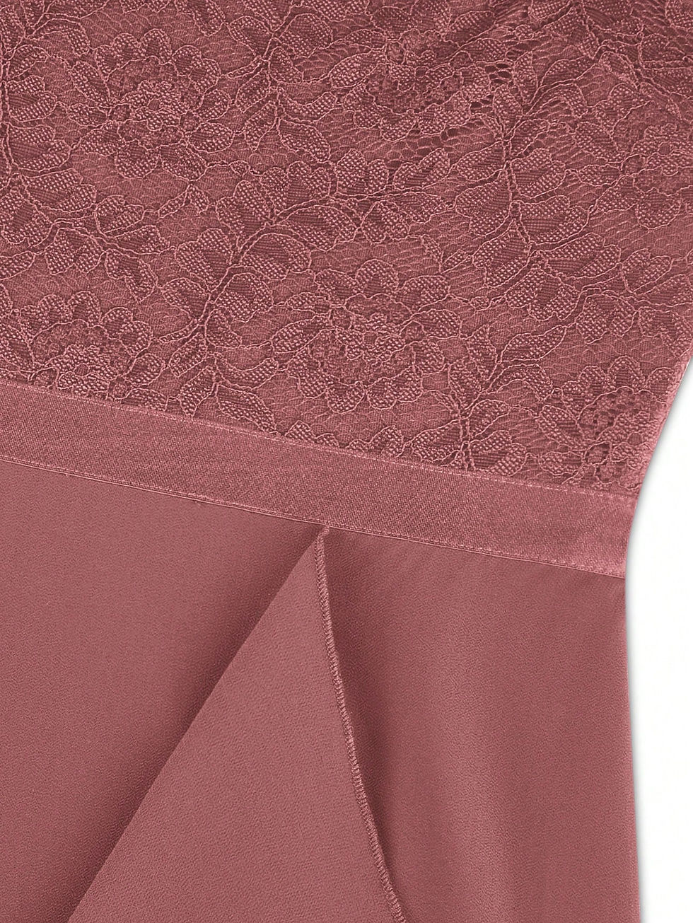 Thumbnail: MIUSOL Plus Off Shoulder Contrast Lace Bodice Ruffle Hem Cocktail Party Swing D