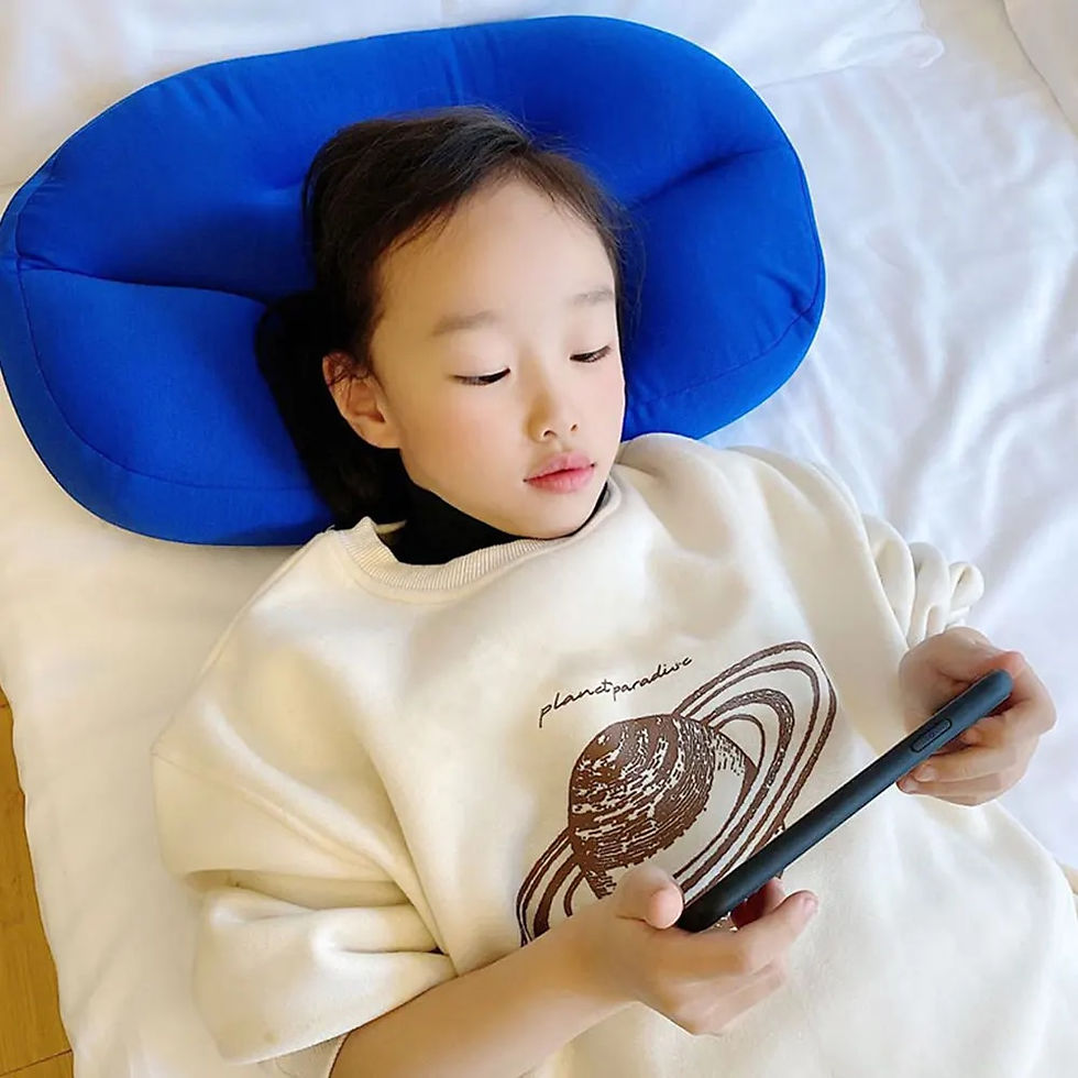 Imej kecil: 1PC Body Massager All-round Sleep Pillow Neck Massager Sleeping Memory Foam Egg