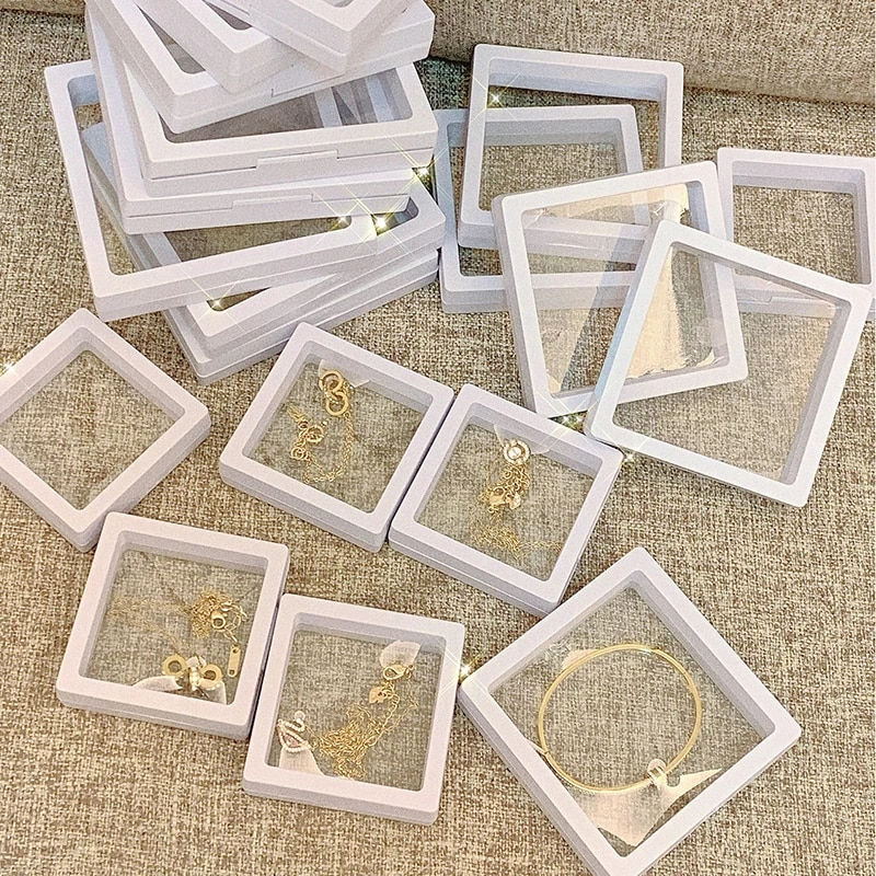 Thumbnail: 10PCS Set 3D Floating Display Case Stands Holder Suspension Storage for Pendant