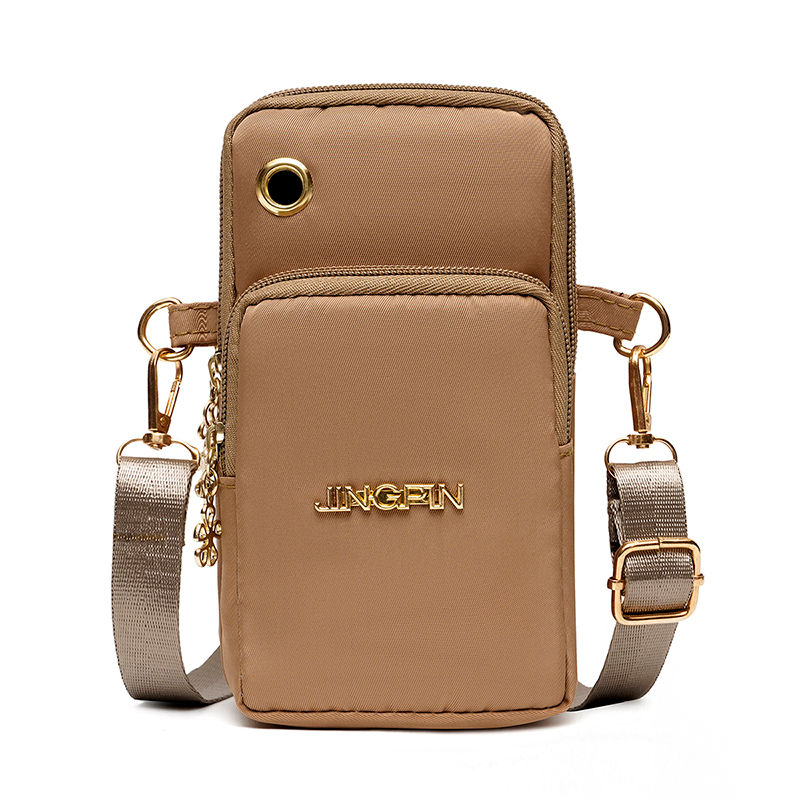 Thumbnail: New Arrival Crossbody Phone Purse Bags For Women Solid Color Waterproof Nylon S