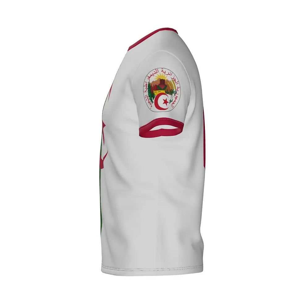 Miniatura: Custom Name Number 3D Algeria Flag Graphic T Shirt for Men Clothing Fashion Foo