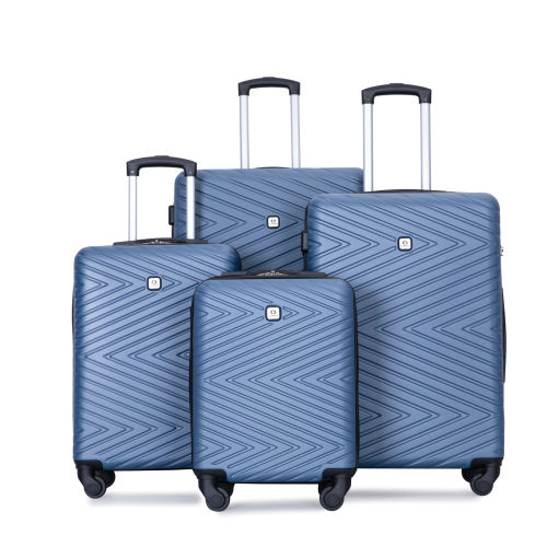 Travelhouse Luggage set 4-Piece ABS Suitcase With Spinner Wheels,24 Inch and 28