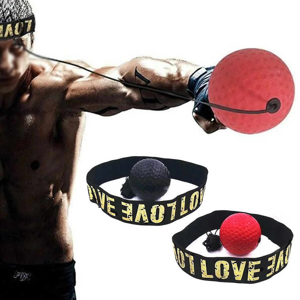 Thumbnail: Muay Thai Boxing Speed Ball With Head Band For Sanda Boxing Fighting Speed Reac