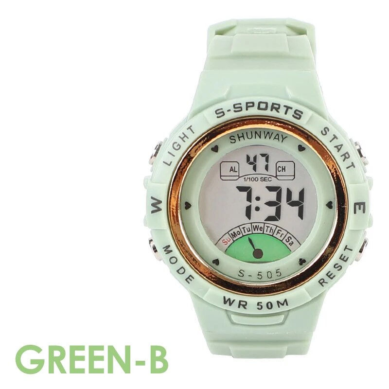Thumbnail: UTHAI CE02 Kids Children's Watch Electronic Quartz WristWatch for Boy Girl 50m 
