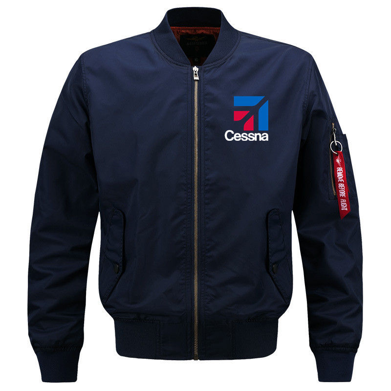 ภาพขนาดย่อ: Streetwear Outdoor Military Aviation Pilots Cessna Ma1 Bomber Flight Jacket Coa