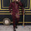 Thumbnail: New 2Pc Luxury African Traditional Men's Clothing Elegant Full Suits Male Pant 