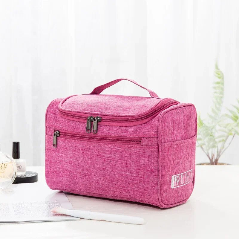 Thumbnail: 2022 Waterproof Hook Up for Women Cosmetic Bag Travel Organizer Men Makeup Bag