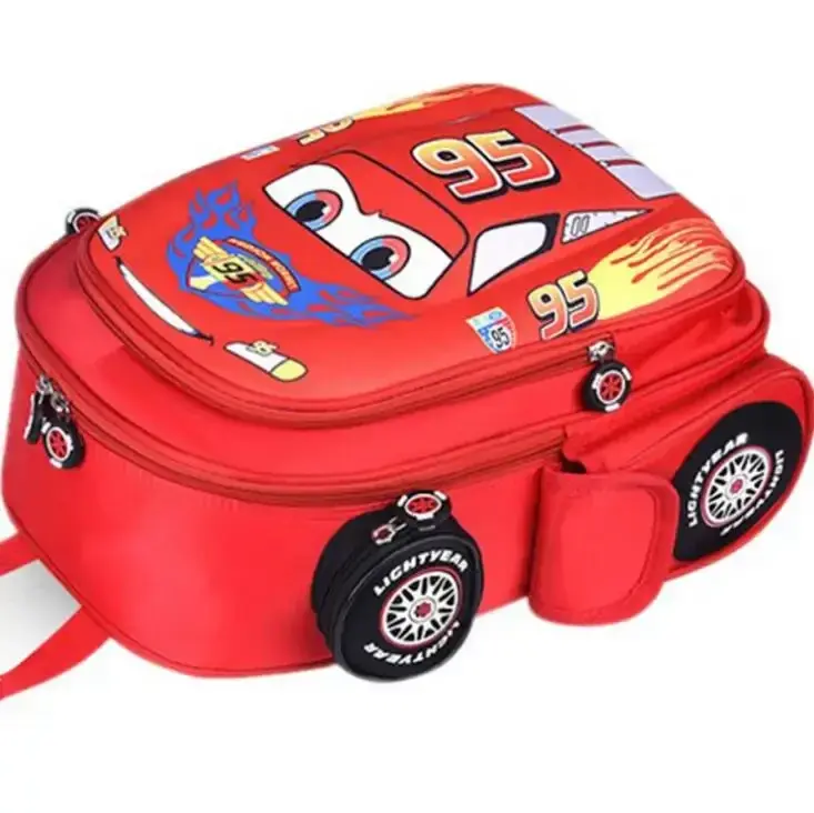 Thumbnail: Disney car cartoon bag boys girls primary school 3-12 years old kindergarten ca