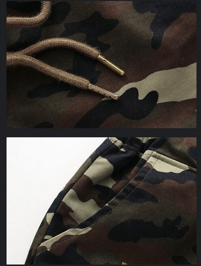 الصورة المصغرة: Camouflage Military Jogger Pants Men 2024 Pure Cotton Mens Spring Autumn Pencil