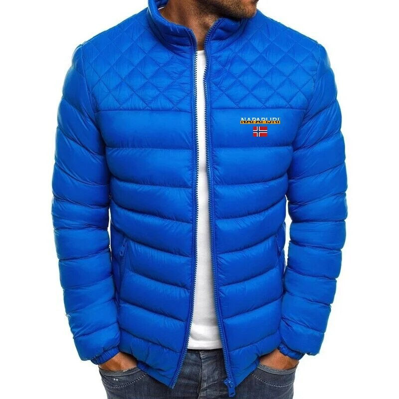 Thumbnail: Autumn and winter new men's light down padded jacket fashion slim warm padded j