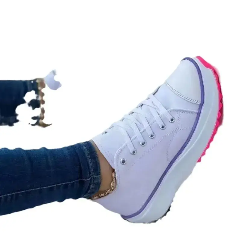 Miniaturbild: Women's New Casual Single Shoes for Women 2024 Autumn Summer Round Head Canvas 