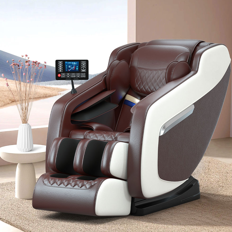 Thumbnail: 2024 Full Body Massage Chair with Airbags Zero-Gravity, Heat Therapy, and Smart