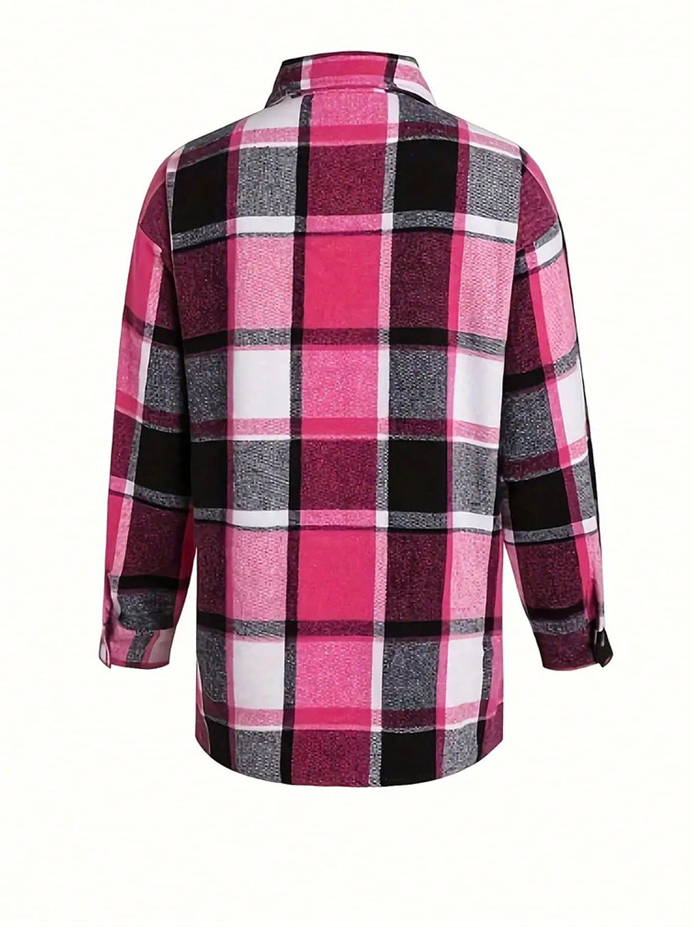 Miniatiūra: Plaid Button Front Jacket