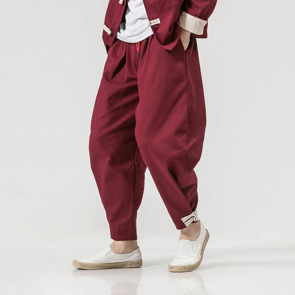 Thumbnail: Chinese Traditional Retro Coat Man Autmn Long Sleeve Tang Suit Mandarin Collar